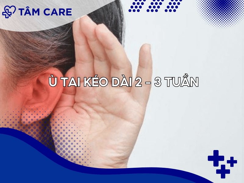  Ù tai kéo dài 2 - 3 tuần